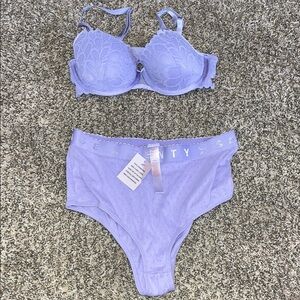 Savage X Fenty Lavender Lingerie Set